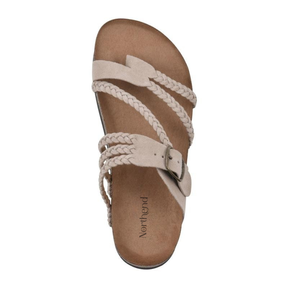 Spencer | Braided Cork Sandals