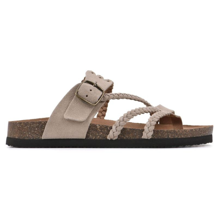 Spencer | Braided Cork Sandals