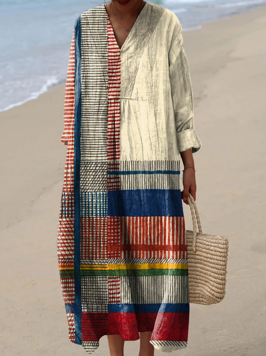 Noella | Airy Spring Dress with Long Sleeves