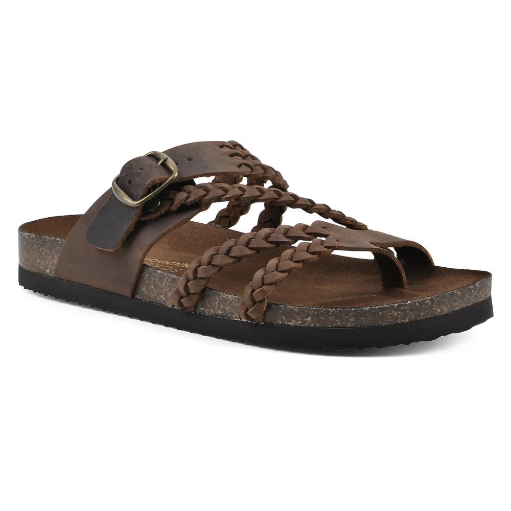 Spencer | Braided Cork Sandals