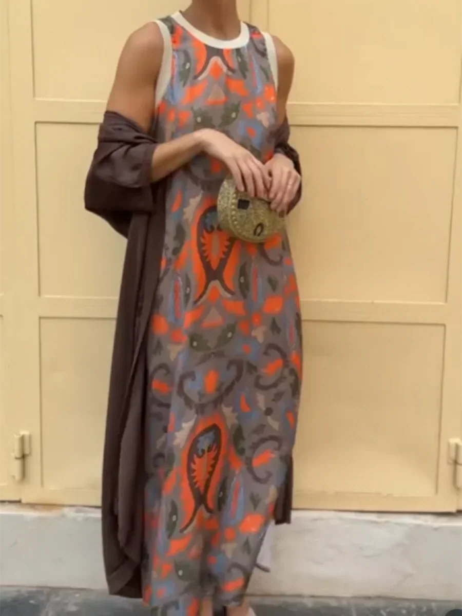 Delly - Boho Chic Two-Piece Dress
