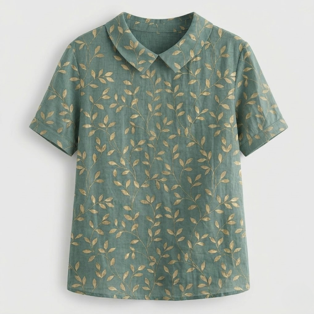 Jane | Soft Sage Botanical Top